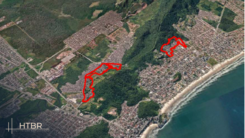 Elaboração de Projetos Multidisciplinares para Implantação de
Empreendimentos Habitacionais da CDHU e Urbanização de
Assentamentos Precários das Regiões do Programa de Recuperação
Socioambiental da Serra do Mar e Sistema de Mosaicos da Mata Atlântica
no Estado de São Paulo – Setor Litoral Sul – Financiado pelo BID