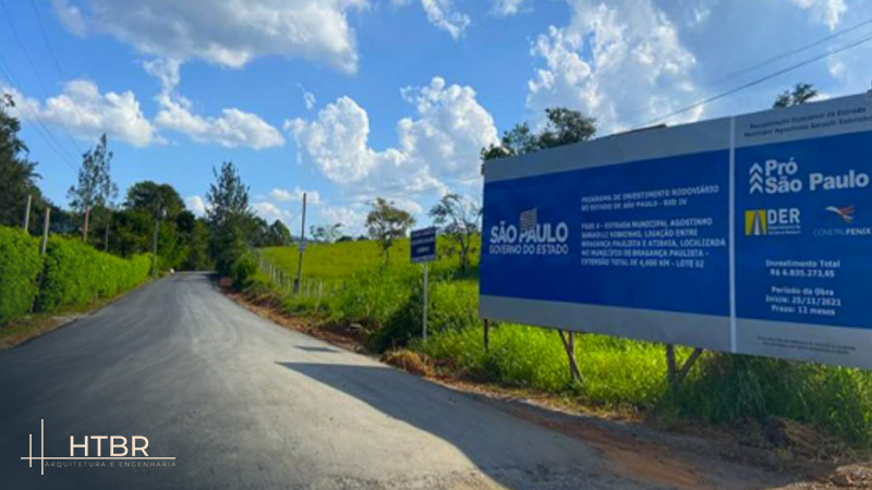 Supervisão das obras do novo Programa de Vicinais - Fase 8
DER/SP